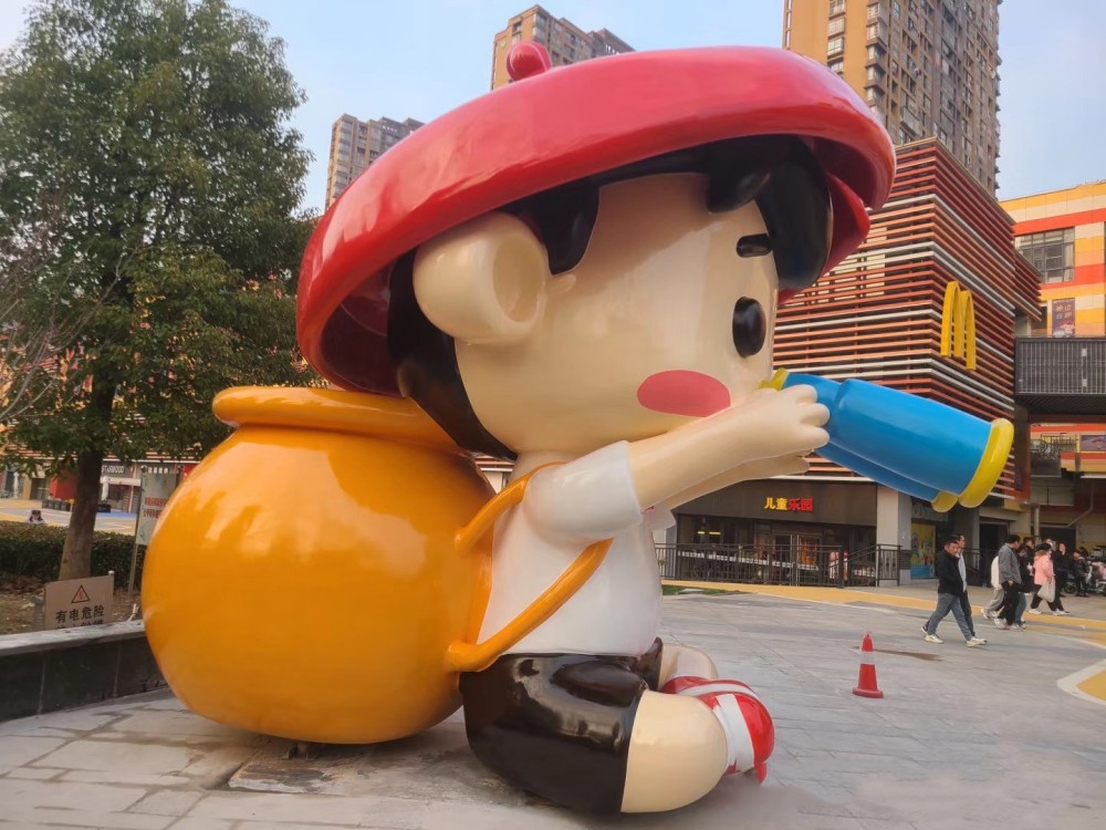 重慶商業(yè)街卡通人物IP雕塑